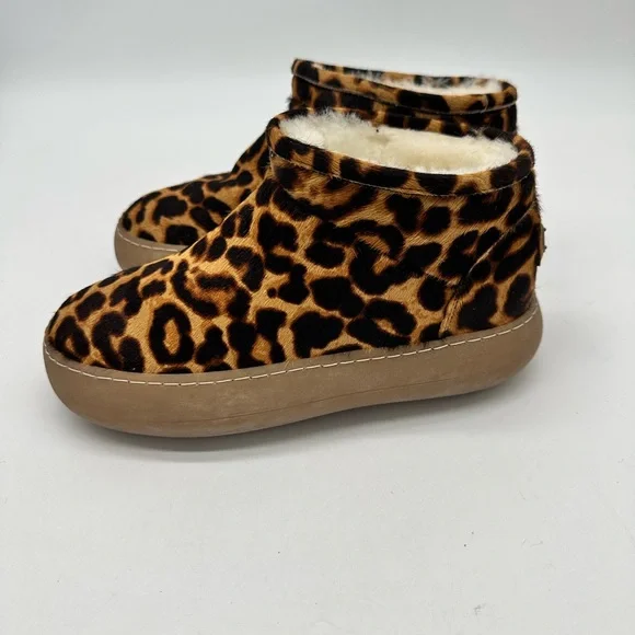 Australia Luxe Collective Pisces Leopard Print Ankle Boots Size 8 NWT - Picture 2 of 7